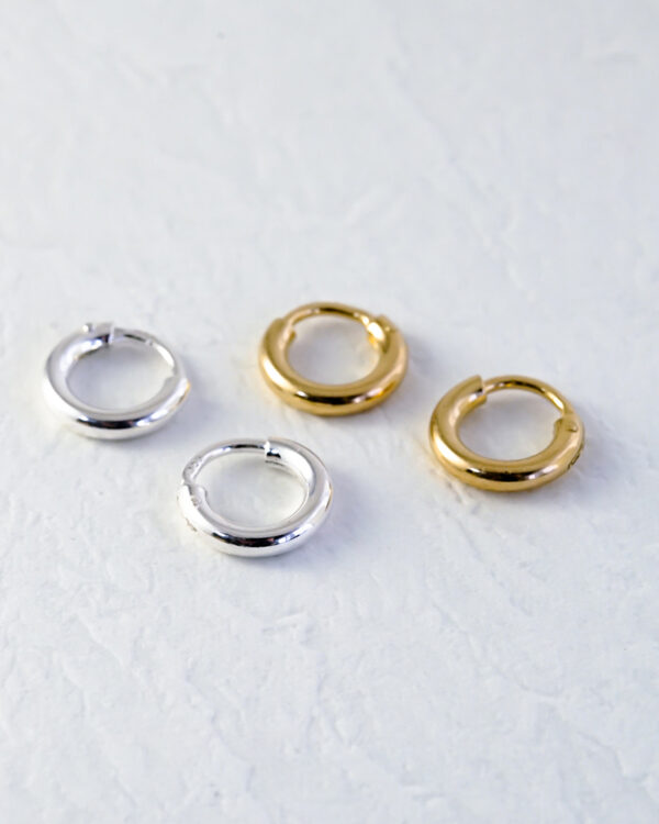 ミニフープピアス シルバー925