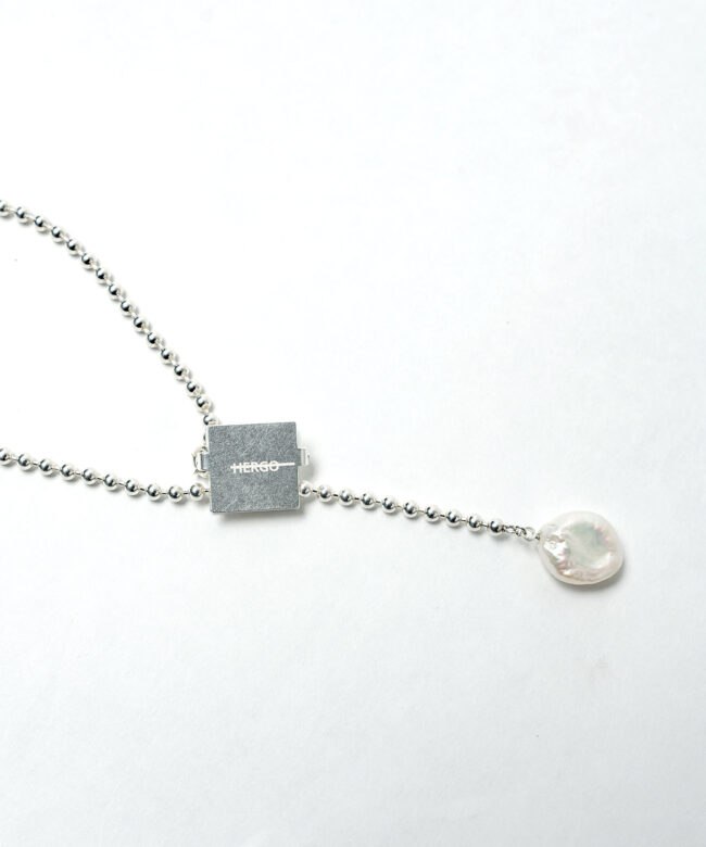 HERGO ハーゴ / Square Beads Shiny Necklace スクエアビーズ